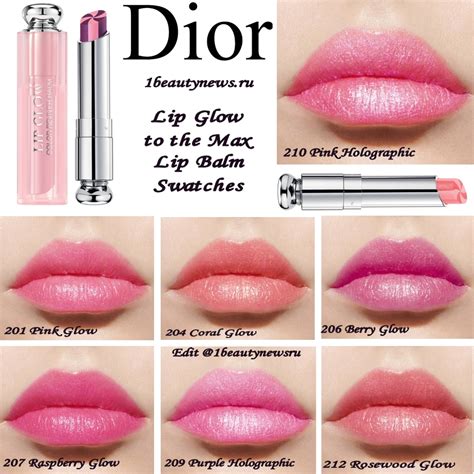 check code dior lip glow|Dior Lip Glow shades.